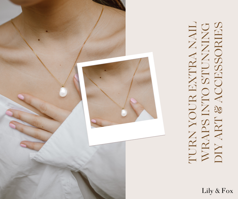 Turn Your Extra Nail Wraps into Stunning DIY Art & Accessories