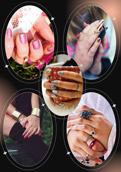 Sparkle & Shine: Stunning Jewelry and Nail Wrap Looks
