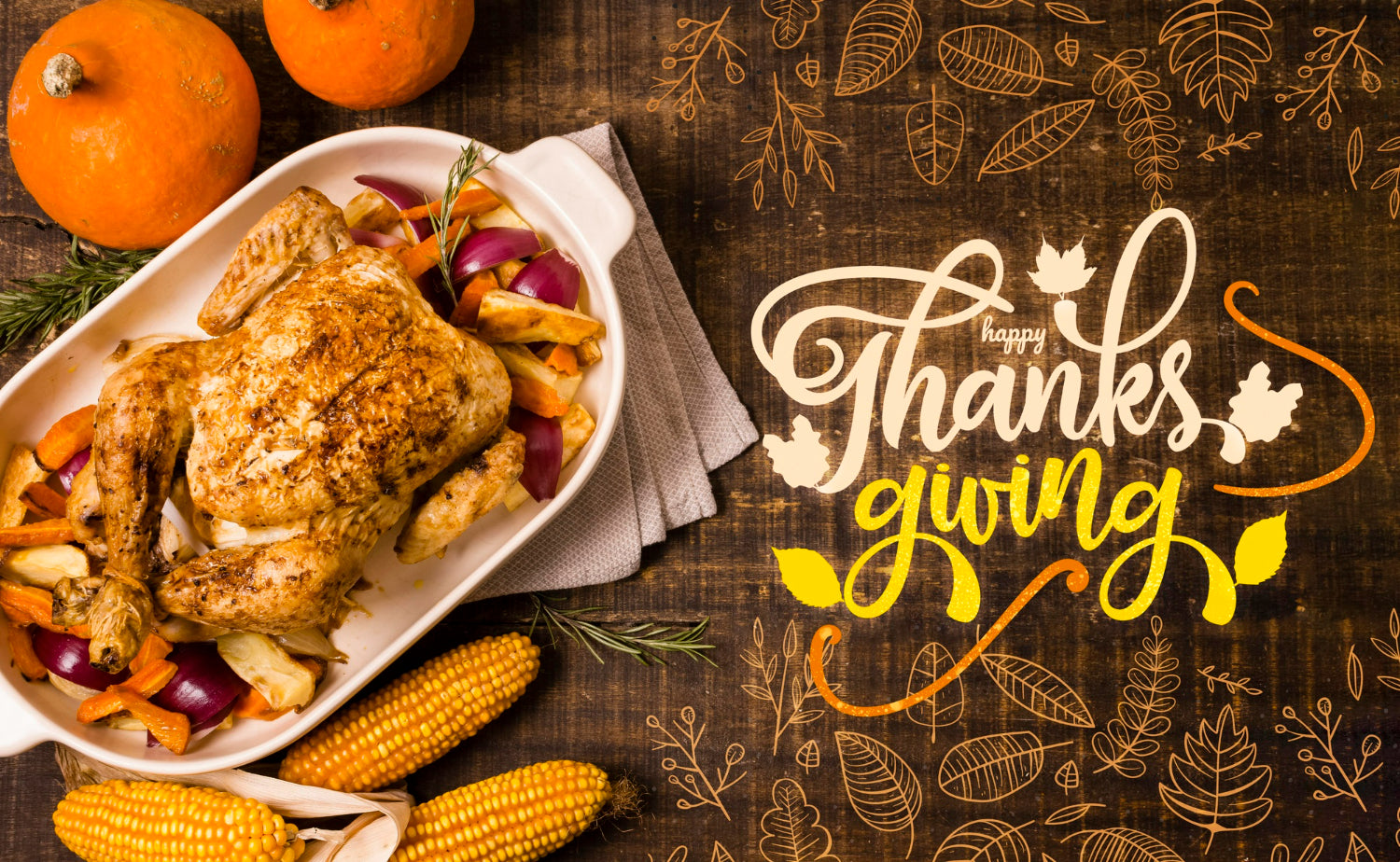 Gobble ’n Glam: Turkey and Pumpkin Nail Wraps for a Festive Thanksgiving Look