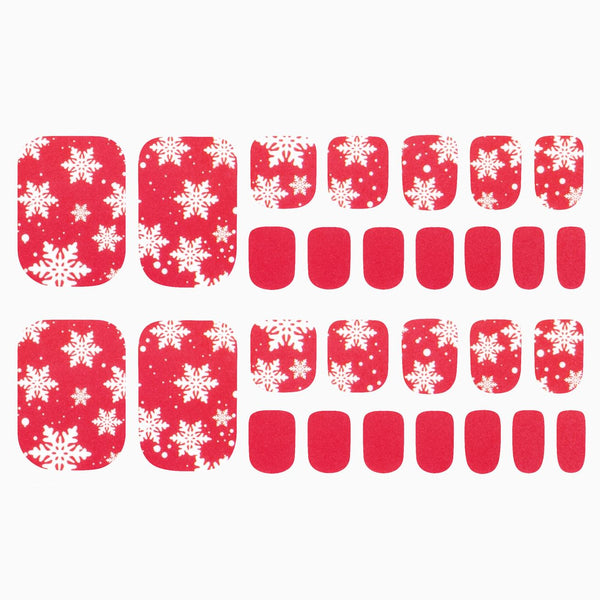 Snow - Red (Pedicure)