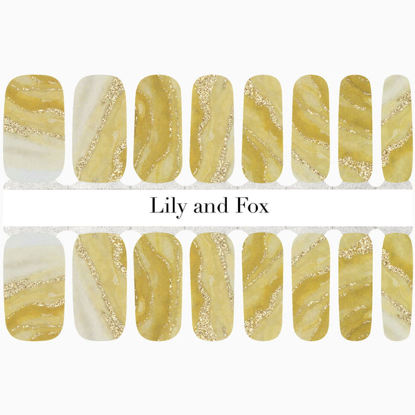 Marbled Elegance (Yellow)